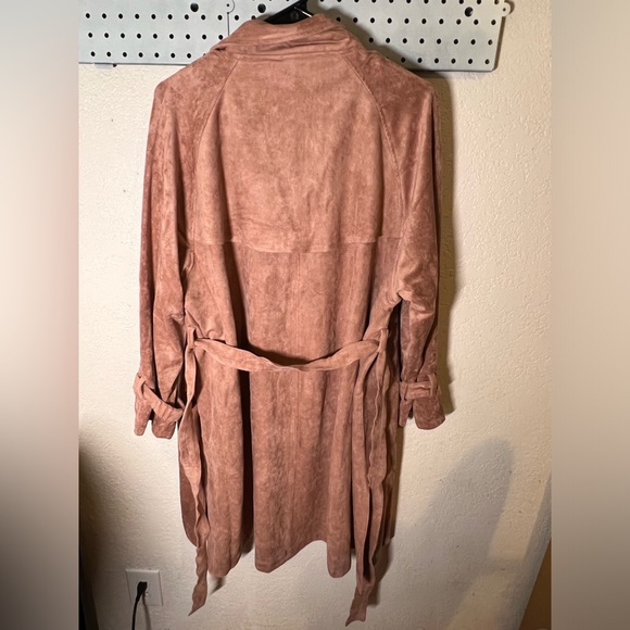 OAT New York suede trench coat - Picture 3 of 9